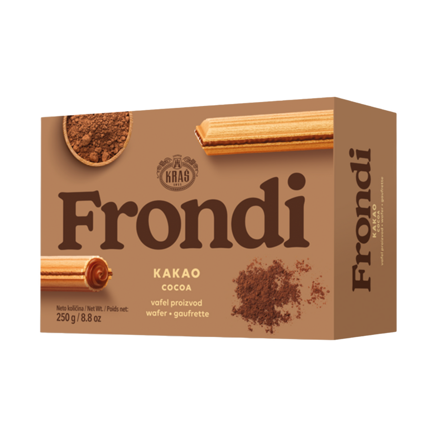 Kraš Frondi cocoa wafer | Frondi vafel kakao 250g - Magaza Online
