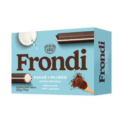 Kraš Frondi cocoa and milk wafer | Frondi vafel kakao i mlijeko 225g