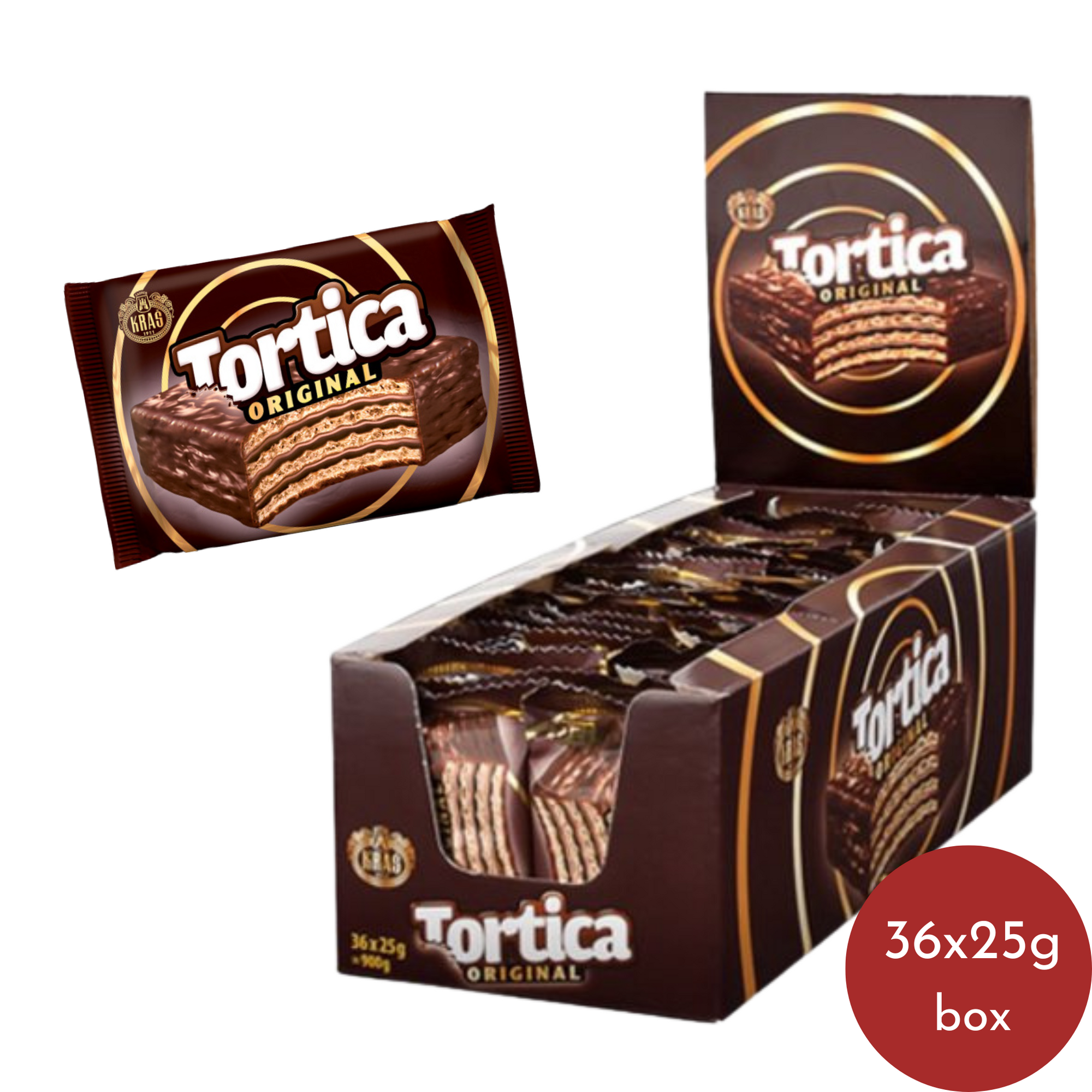 Kraš Tortica original 36x25g