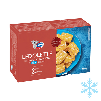 Ledo Corn Ledolette with ABC cheese | Kukuruzne Ledolette sa ABC sirom 450g