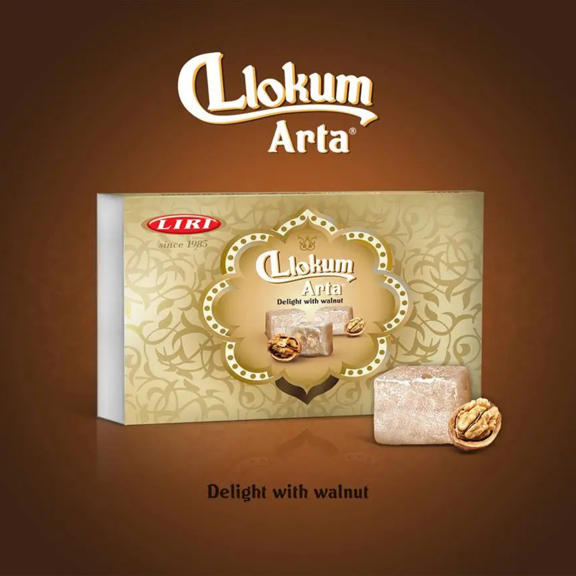 Liri Turkish delight with walnuts | Ratluk s orasima 350g