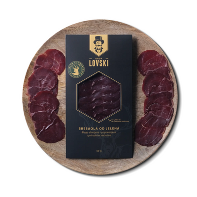 Grof Lovski Deer bresaola sliced | Bresaola od jelena rezana 60g