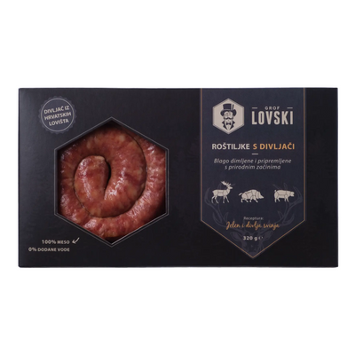Grof Lovski Grill sausages with wild game meat | Roštiljke s divljači 320g