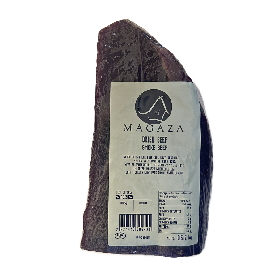 Magaza Smoked beef meat Halal | Suho goveđe meso Halal kg - Magaza Online