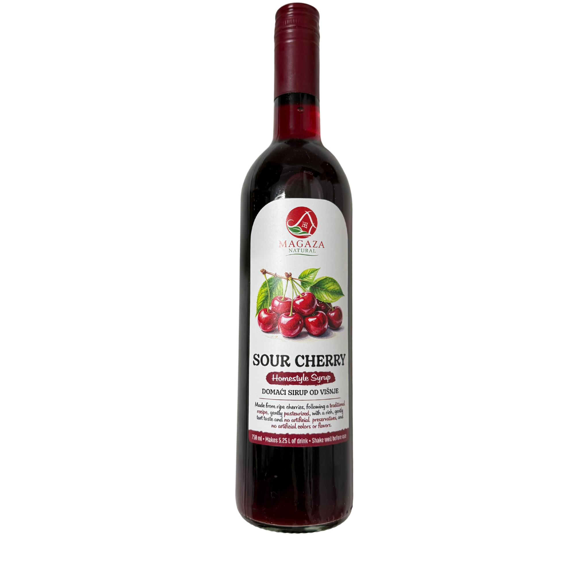 Magaza Sour cherry cordial | Sirup s okusom višnje 750ml - Magaza Online