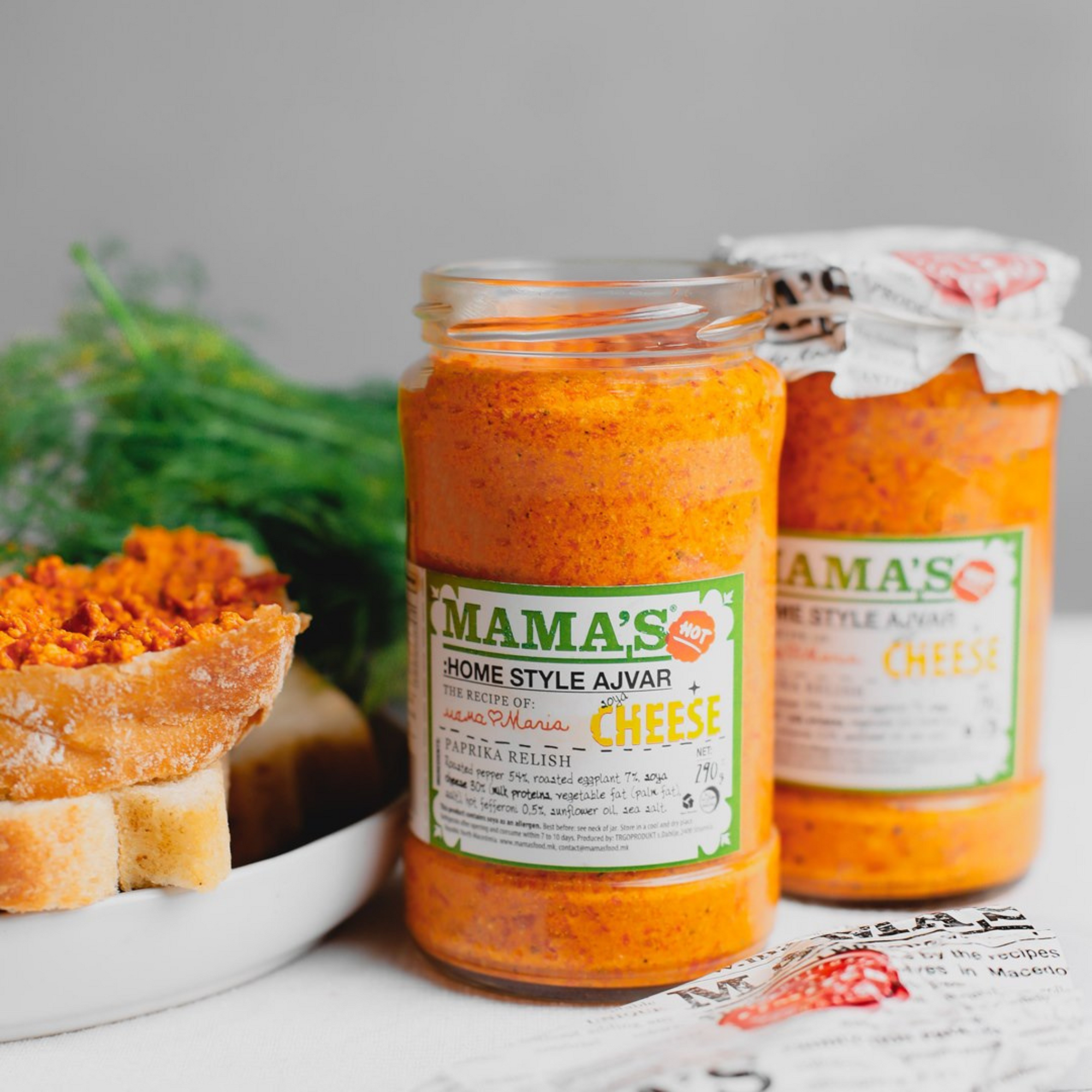 Mama’s Home style ajvar with cheese hot | Domaći ajvar sa sirom ljuti 290g