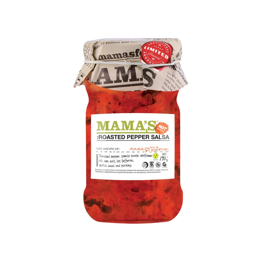 Mama’s Roasted pepper salsa hot | Salsa od pečenih paprika ljuta 290g