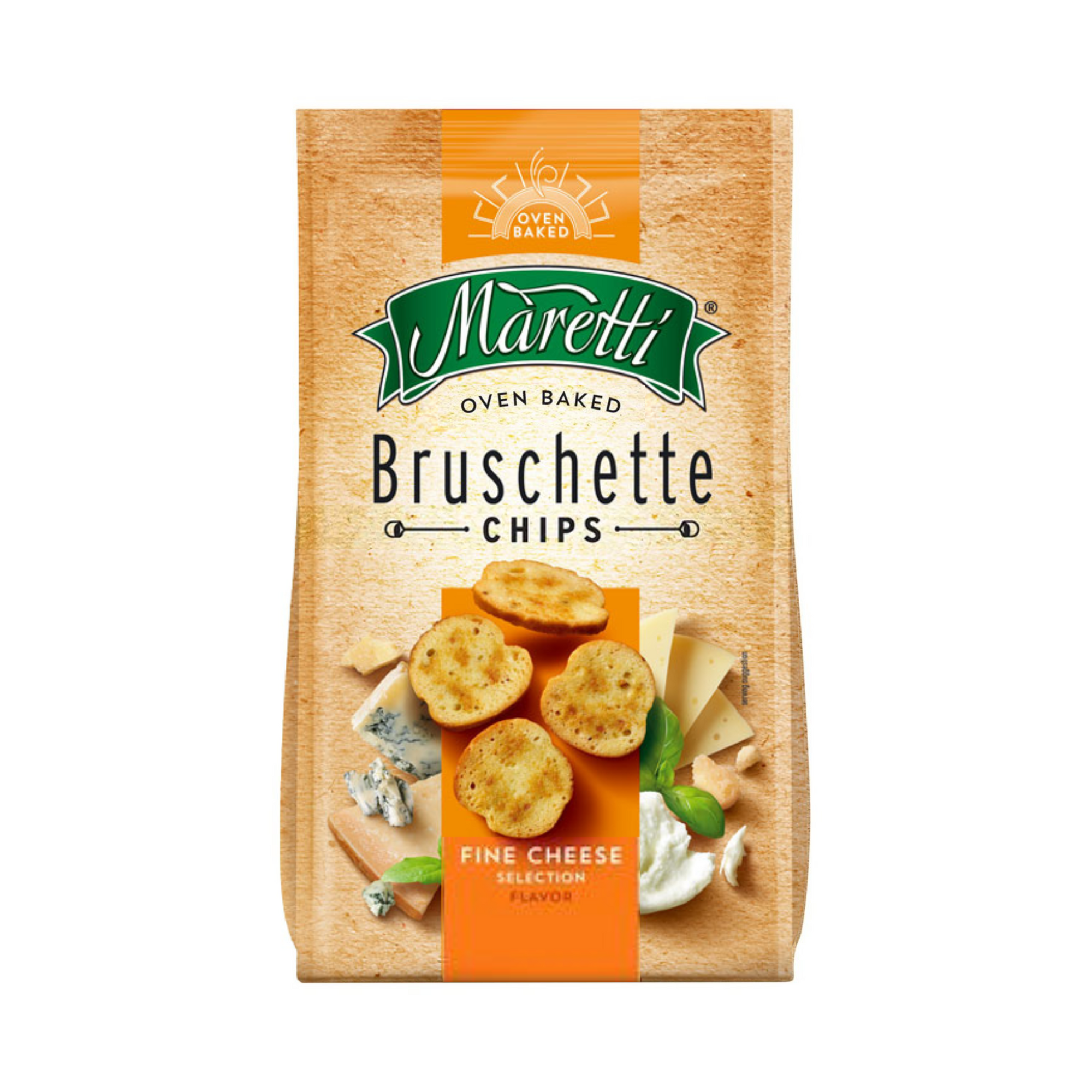 Maretti Bruschette chips Fine cheese selection | Bruskete sa ukusom sira 70g - Magaza Online