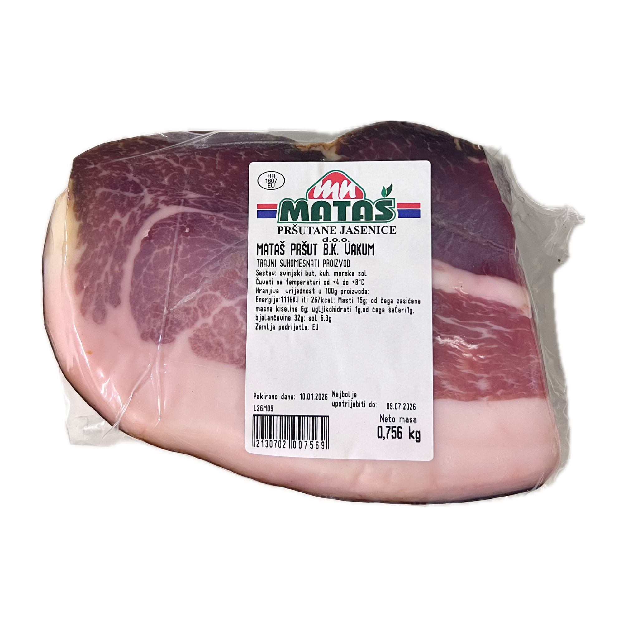 Mataš Dalmatian prosciutto | Dalmatinski pršut kg