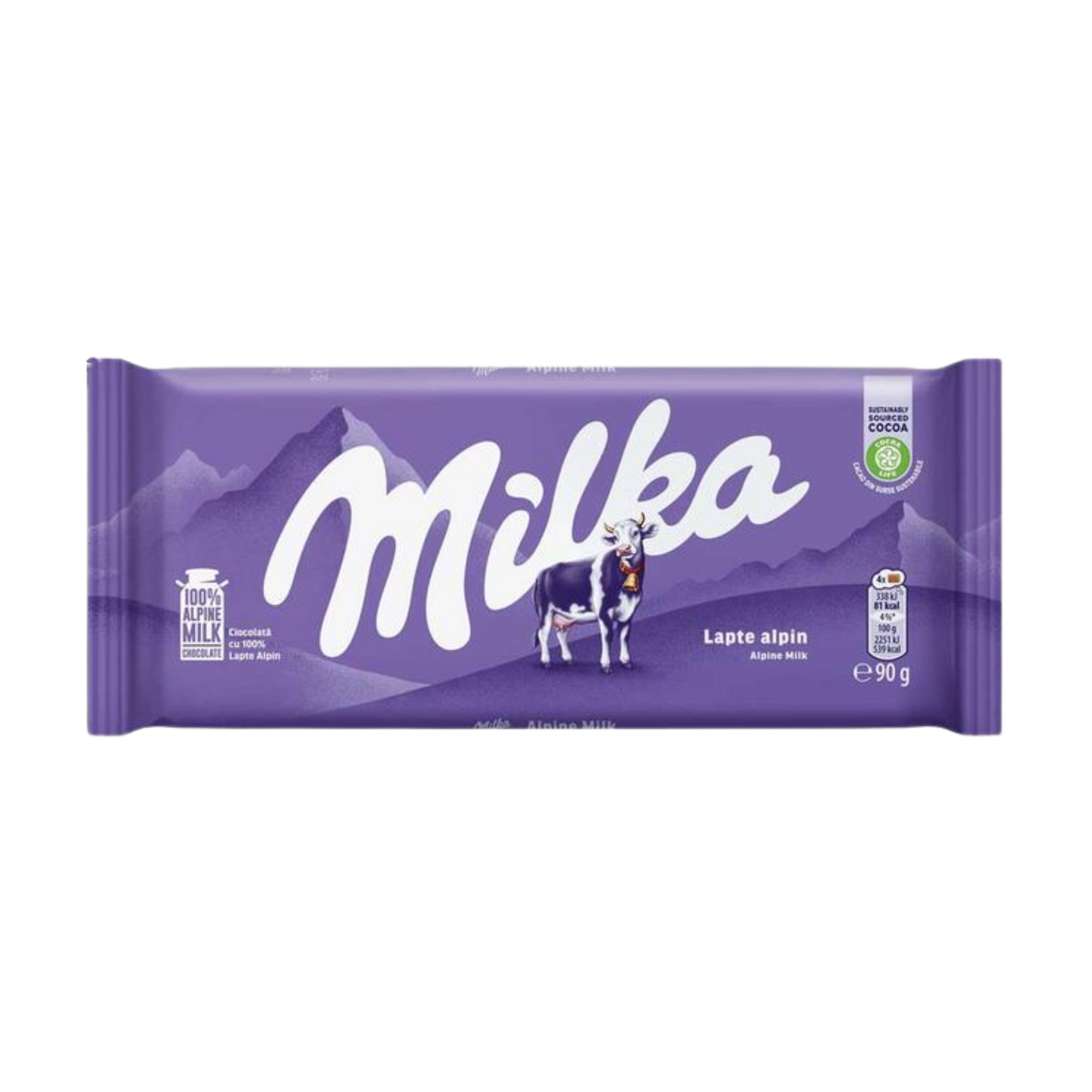 Milka Alpine milk chocolate | Mlečna čokolada 90g