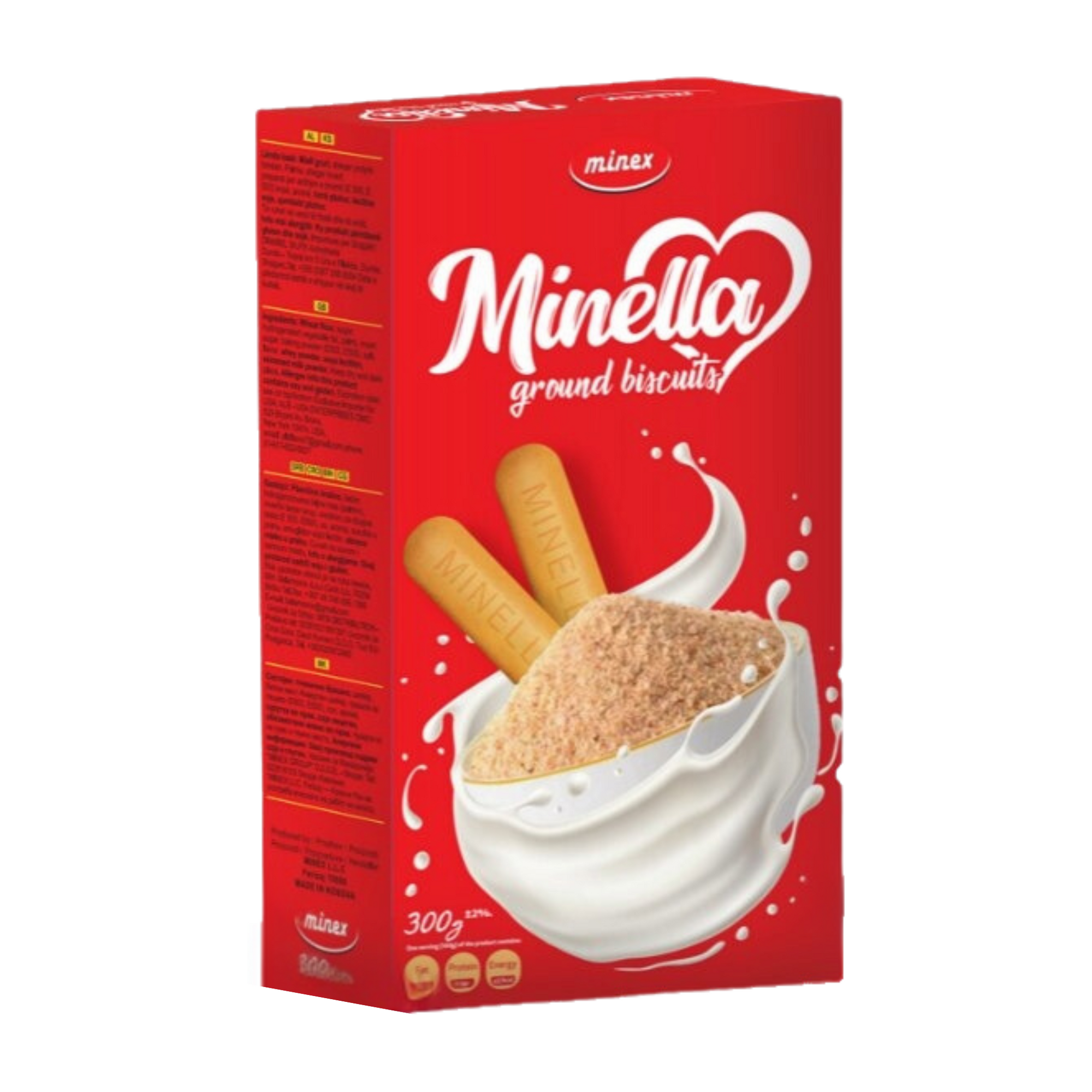 Minex Minella ground biscuits | Minela mljeveni keks 300g