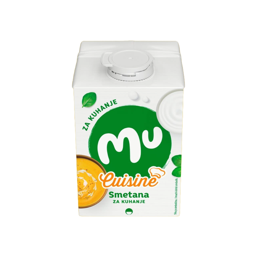 Mu Cuisine Cooking cream | Smetana za kuhanje | Neutralna pavlaka 500ml - Magaza Online