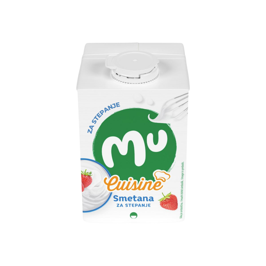 Mu Cuisine Whipping cream | Smetana za stepanje | Slatka pavlaka 500g - Magaza Online