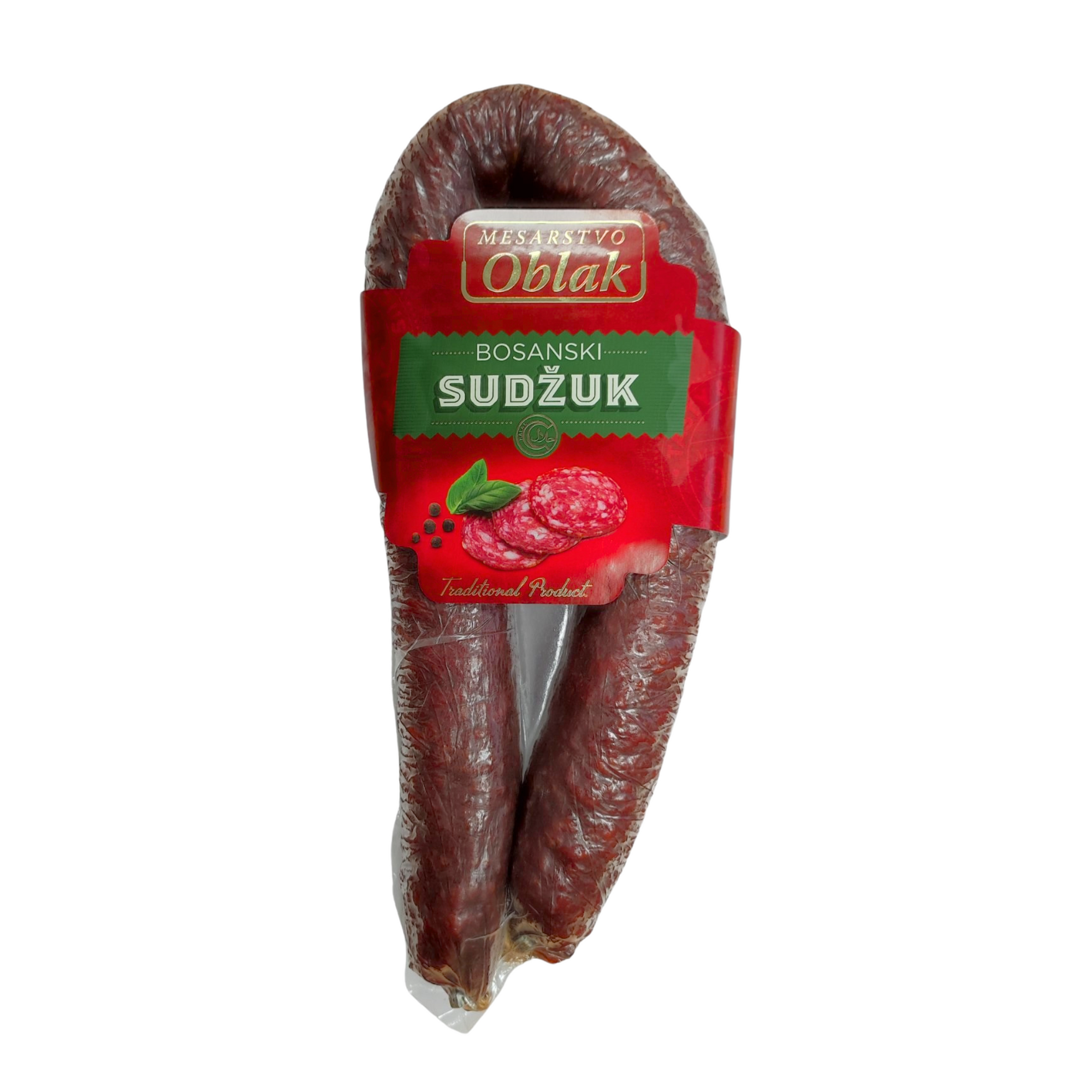 Oblak Bosnian sudzuk salami Halal | Bosanski sudžuk Halal avg. 360g