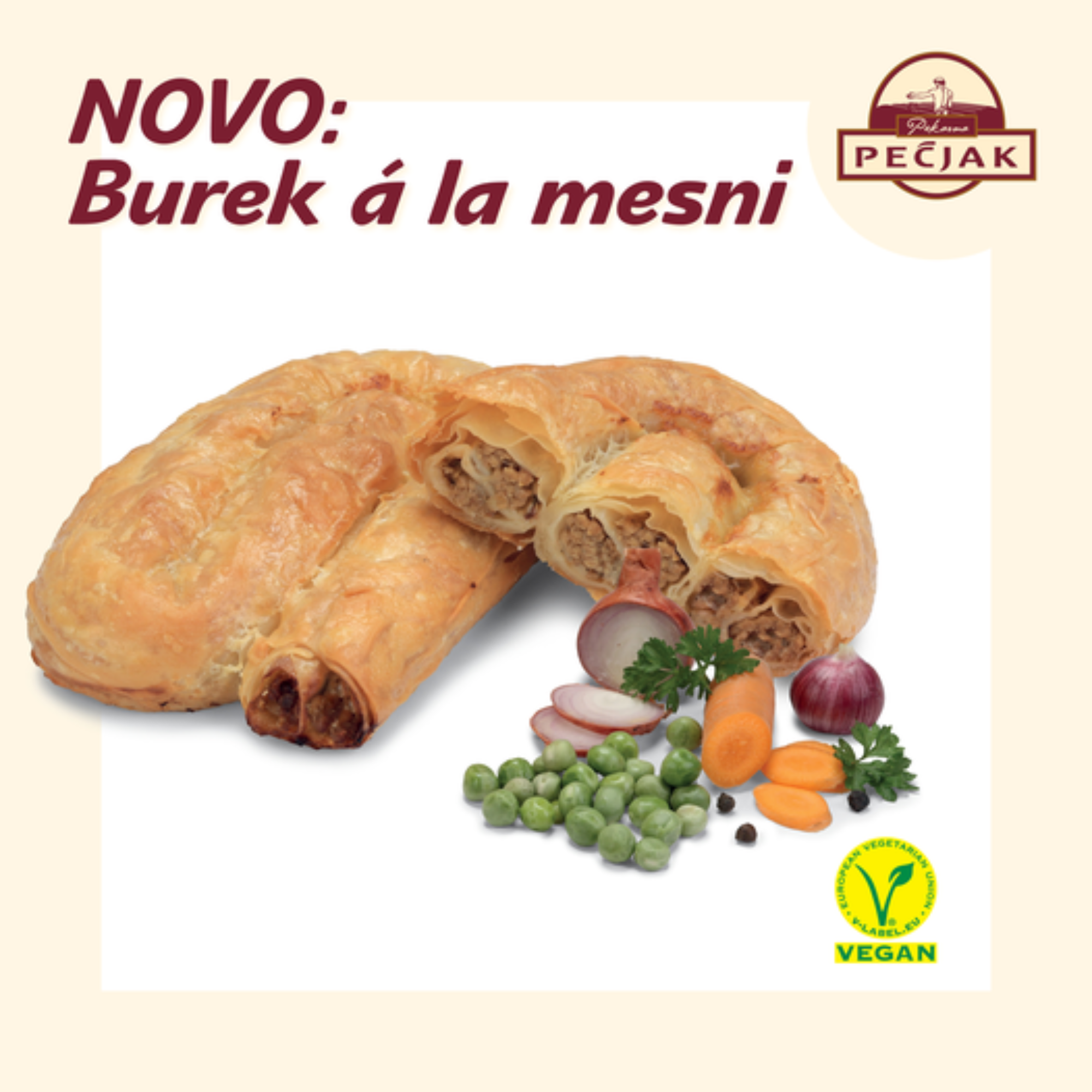Pečjak Vegan burek à la meat | Posni burek à la mesni 520g
