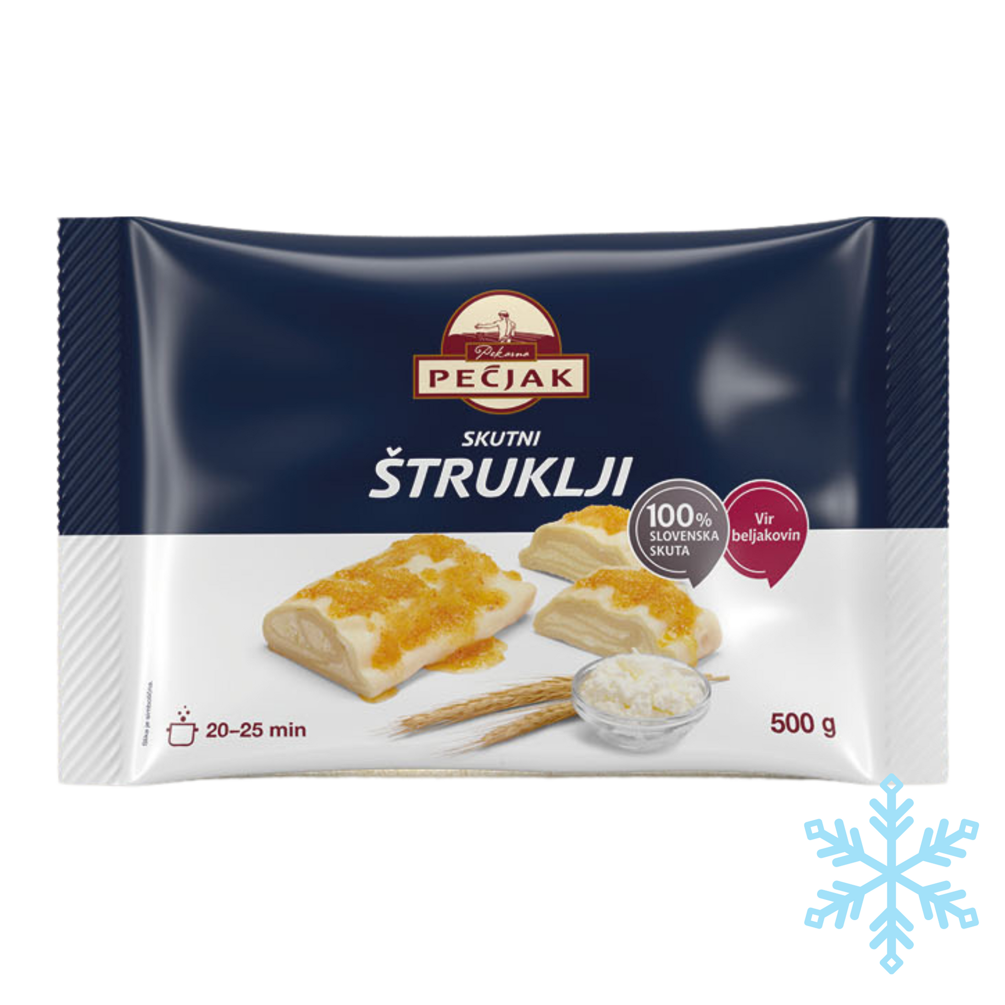 Pečjak Strukli with cheese | Štruklji sa skutom 500g - Magaza Online