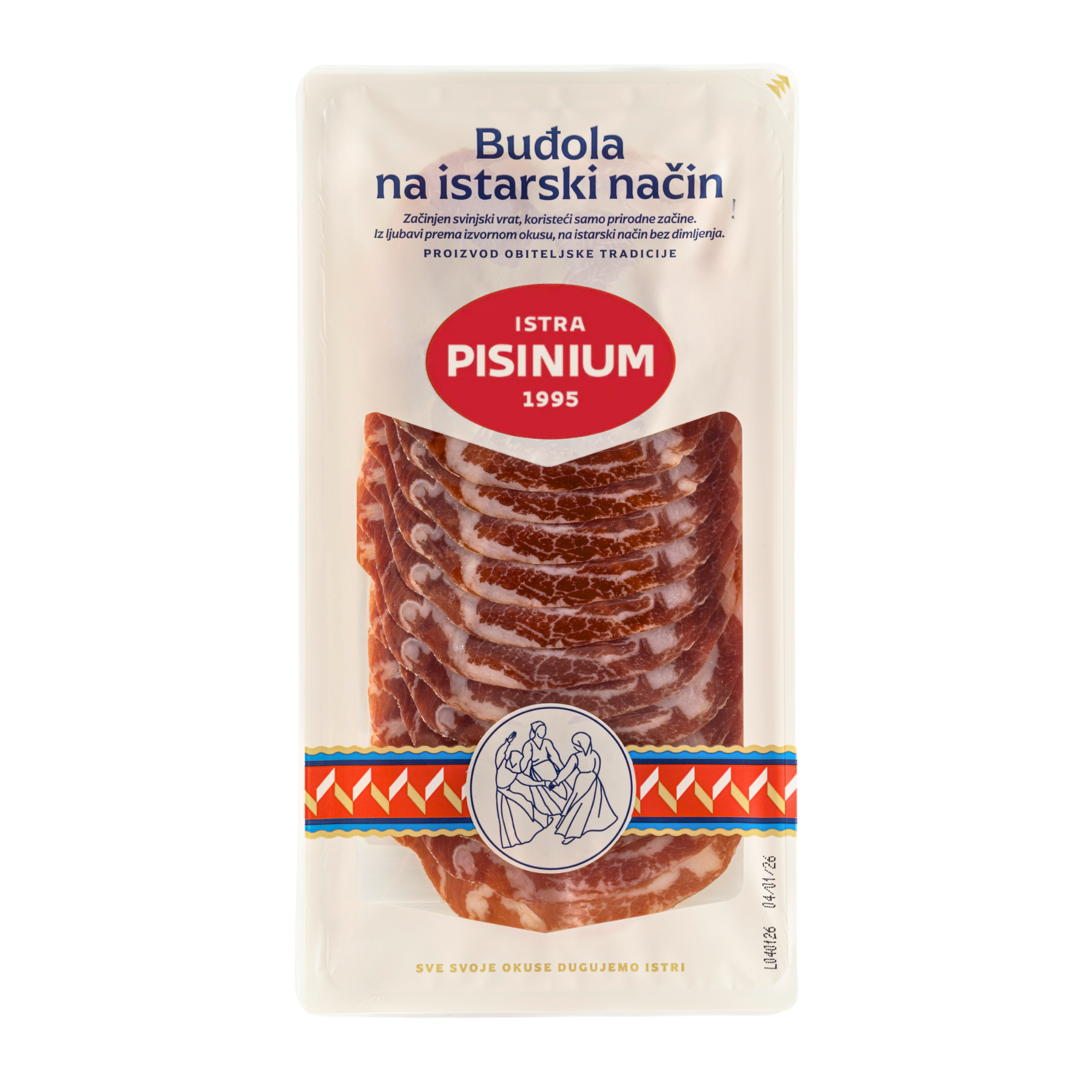 Pisinium Istrian capocollo sliced | Istarska buđola rezana 80g