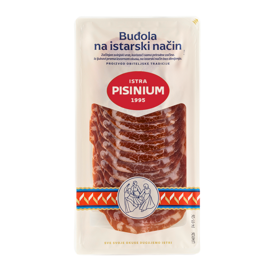 Pisinium Istrian capocollo sliced | Istarska buđola rezana 80g