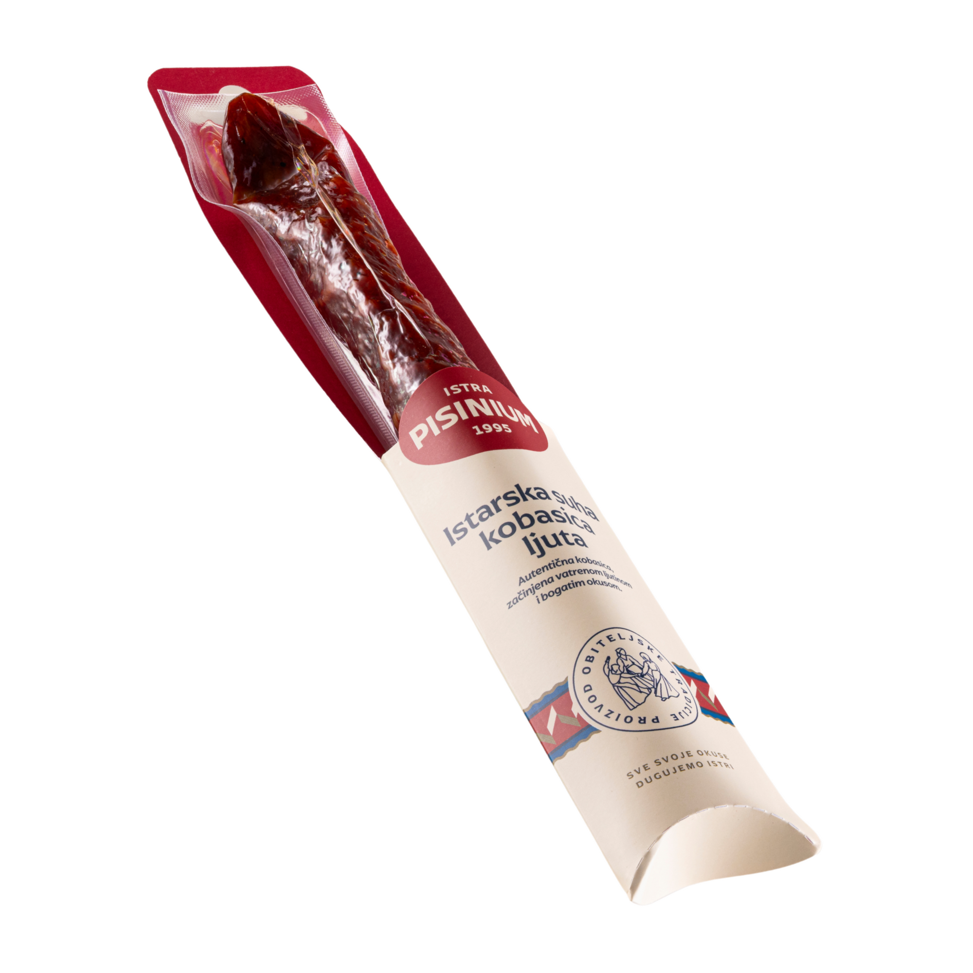 Pisinium Istrian dry spicy salami | Istarska suha kobasica ljuta 135g