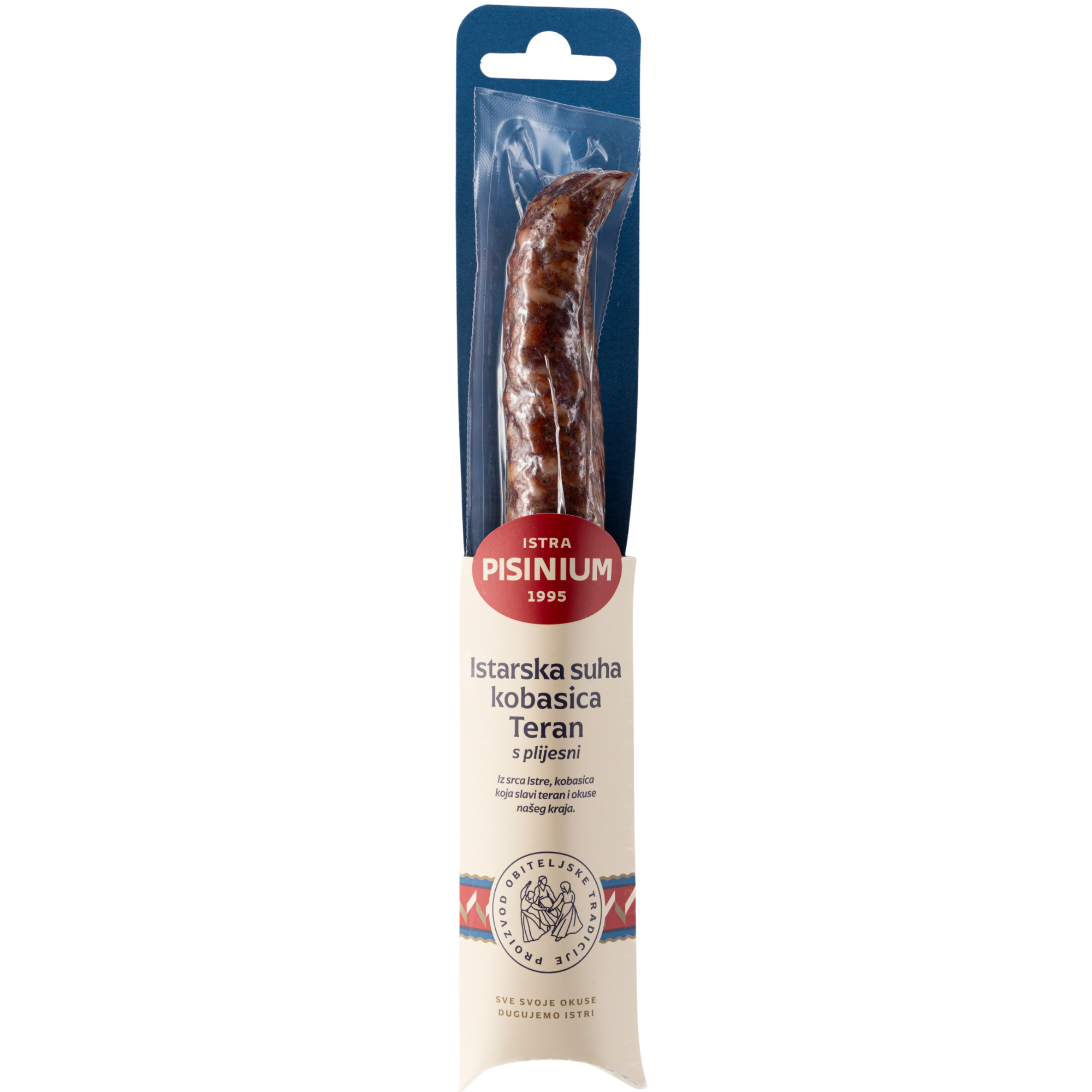 Pisinium Istrian dry salami with Terrano wine | Istarska suha kobasica s Teranom 135g