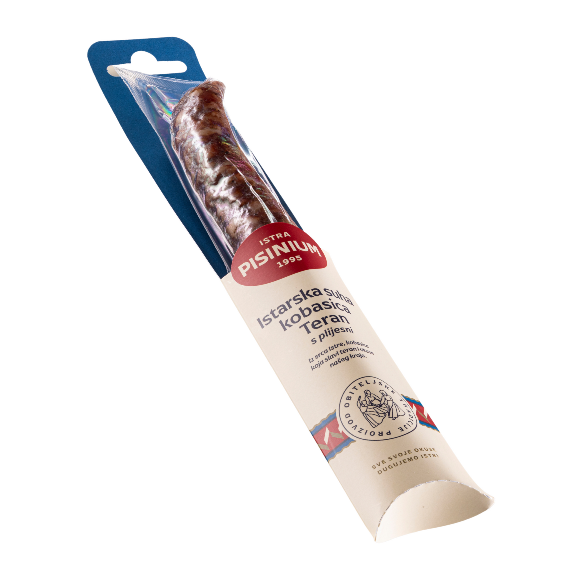 Pisinium Istrian dry salami with Terrano wine | Istarska suha kobasica s Teranom 135g