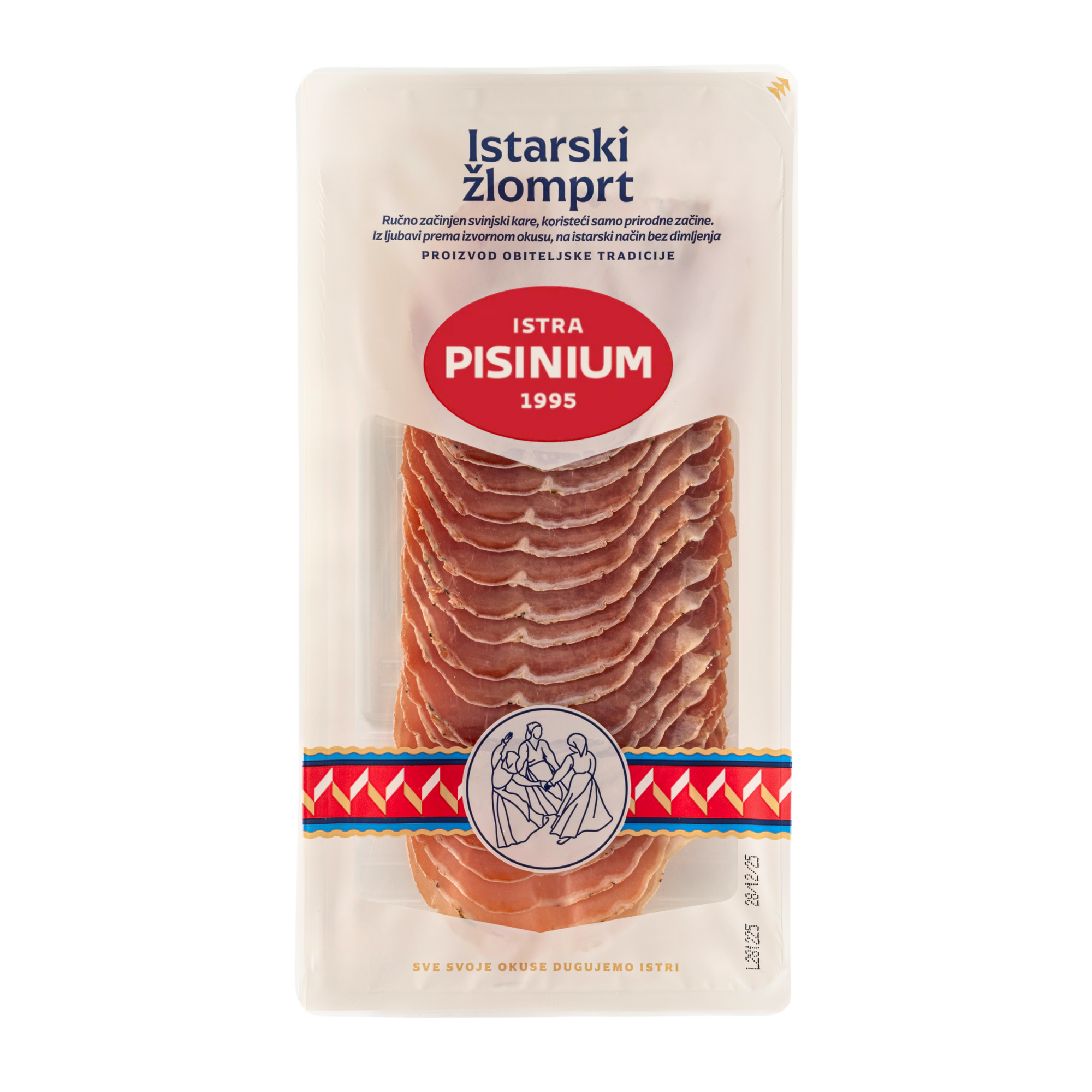 Pisinium Istrian pork loin sliced | Istarski žlomprt rezani 80g