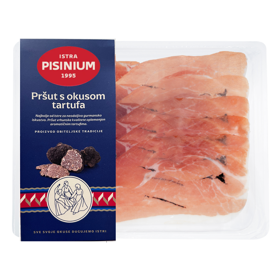 Pisinium Istrian sliced prosciutto with truffle flavour | Istarski pršut s okusom tartufa 60g