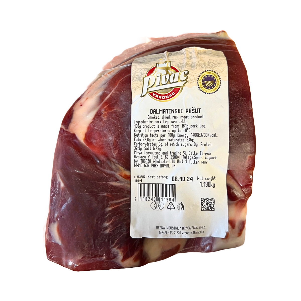 Pivac Dalmatian prosciutto Dalmatinski pršut kg Magaza Online
