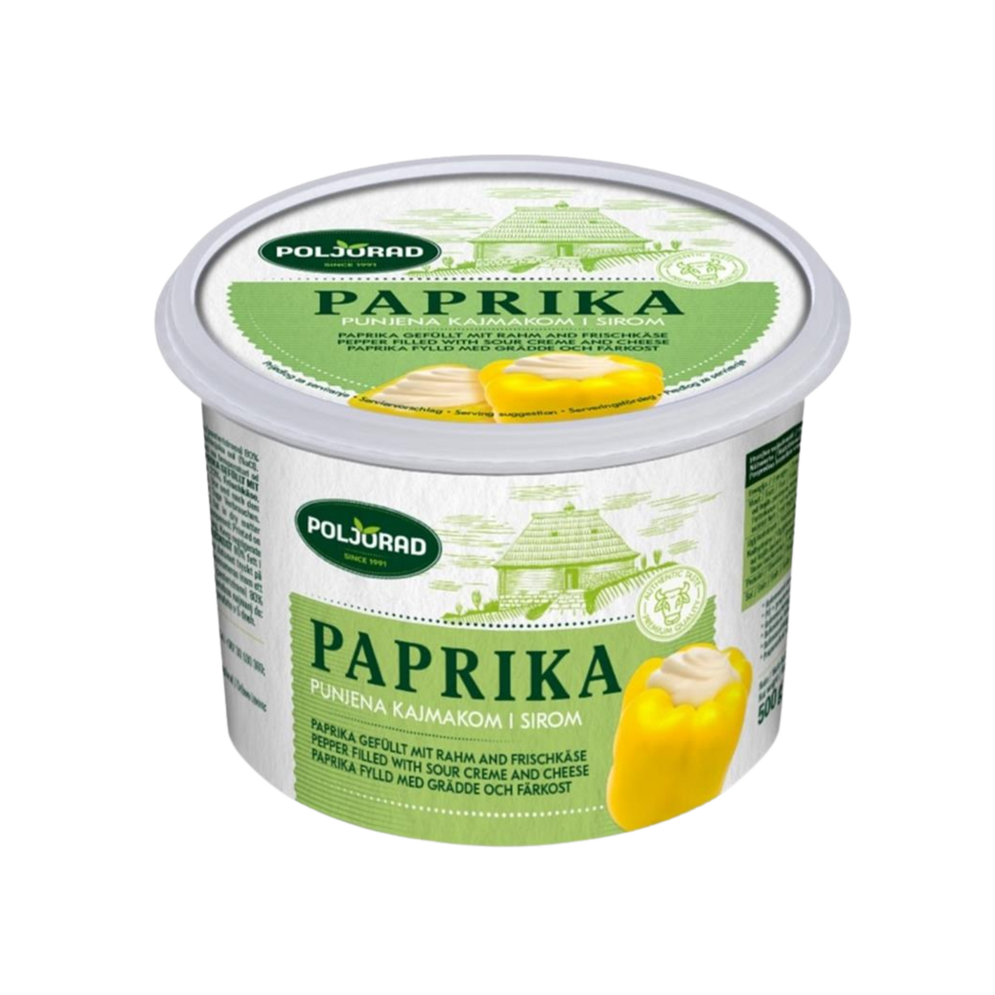 Poljorad Peppers with kajmak & cheese | Paprika punjena kajmakom i sirom 500g - Magaza Online
