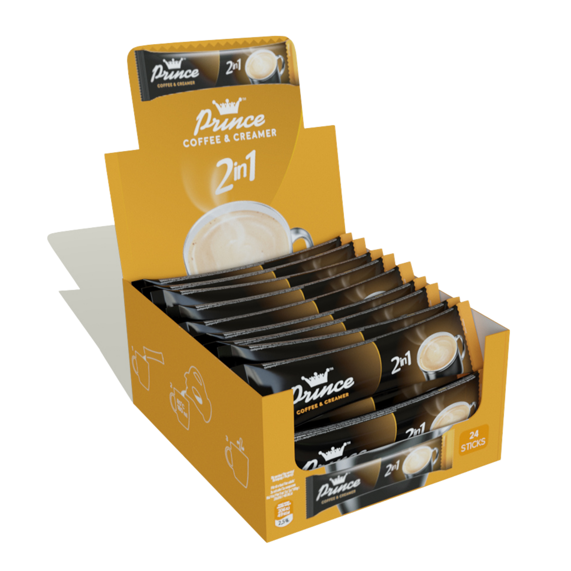 Prince 2in1 Coffee & creamer 24x10g