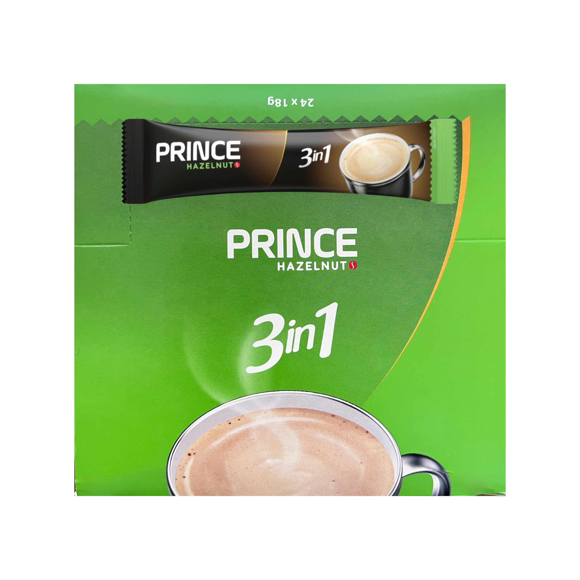 Prince 3in1 Hazelnut 24x18g