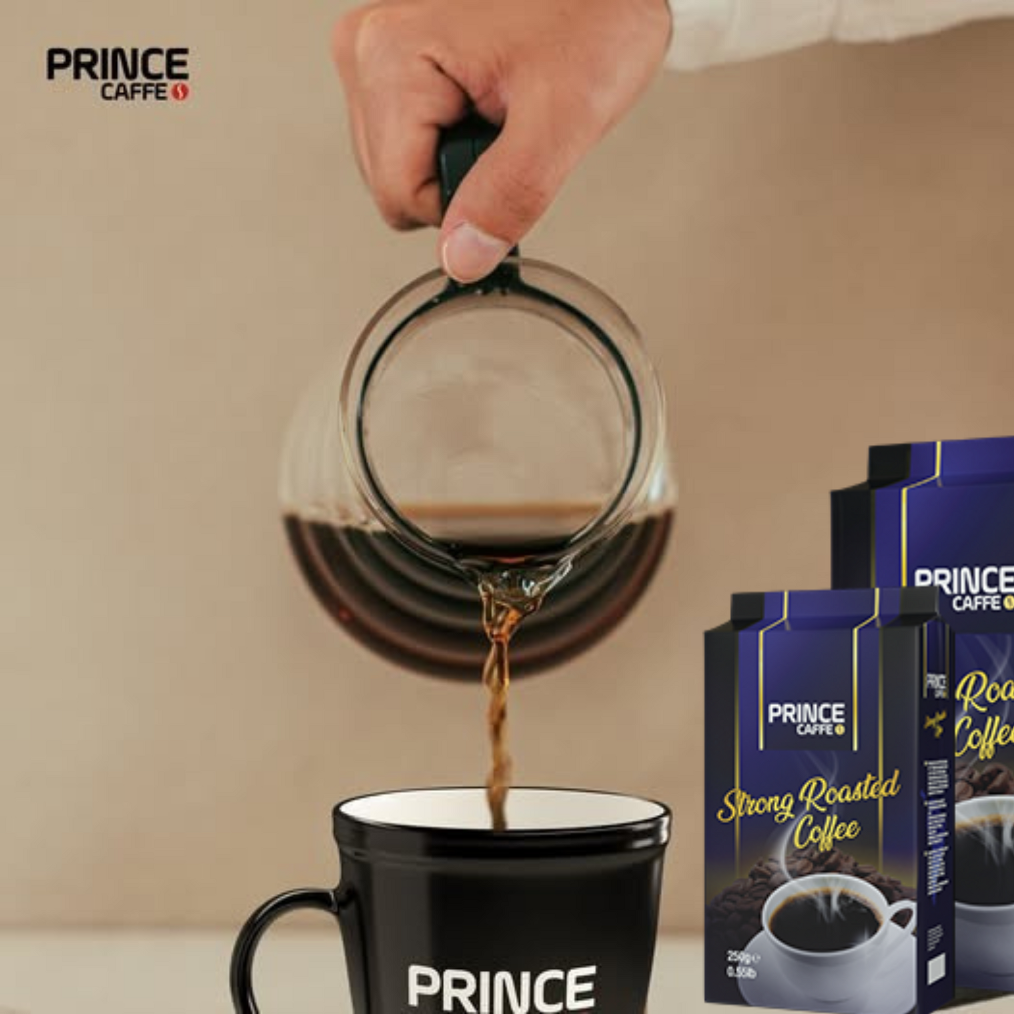 Prince Strong roasted coffee | Jaka pržena kafa 500g - Magaza Online