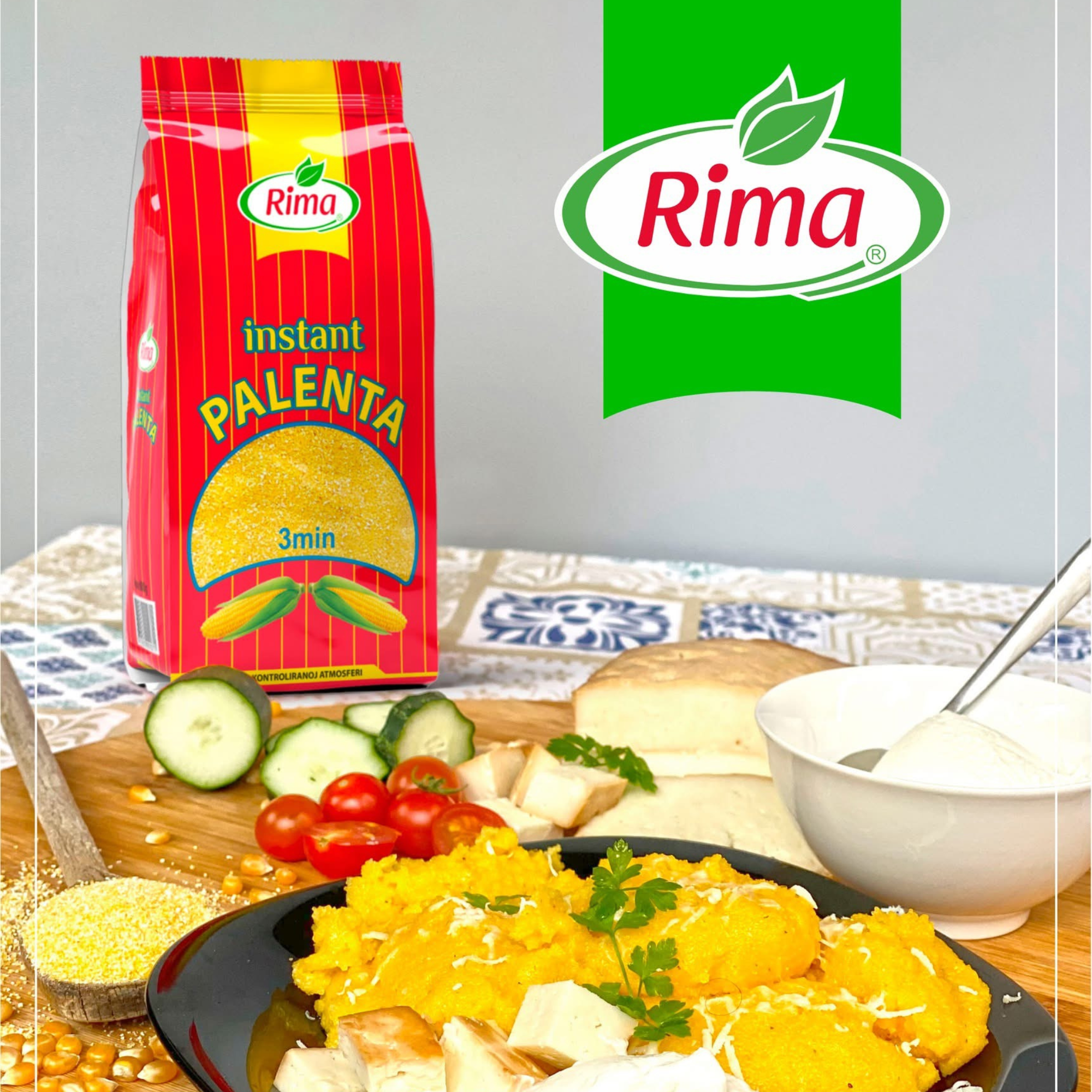 Rima Instant polenta | Instant palenta 800g - Magaza Online