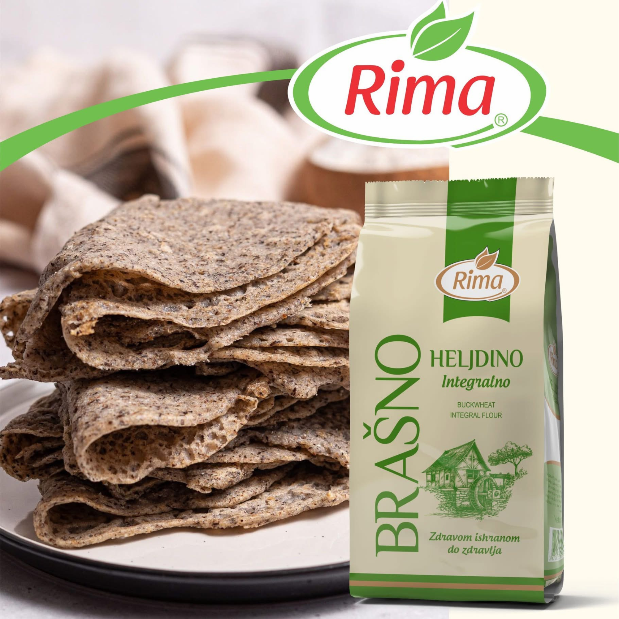 Rima Buckwheat wholegrain flour | Heljdino integralno brašno 800g - Magaza Online