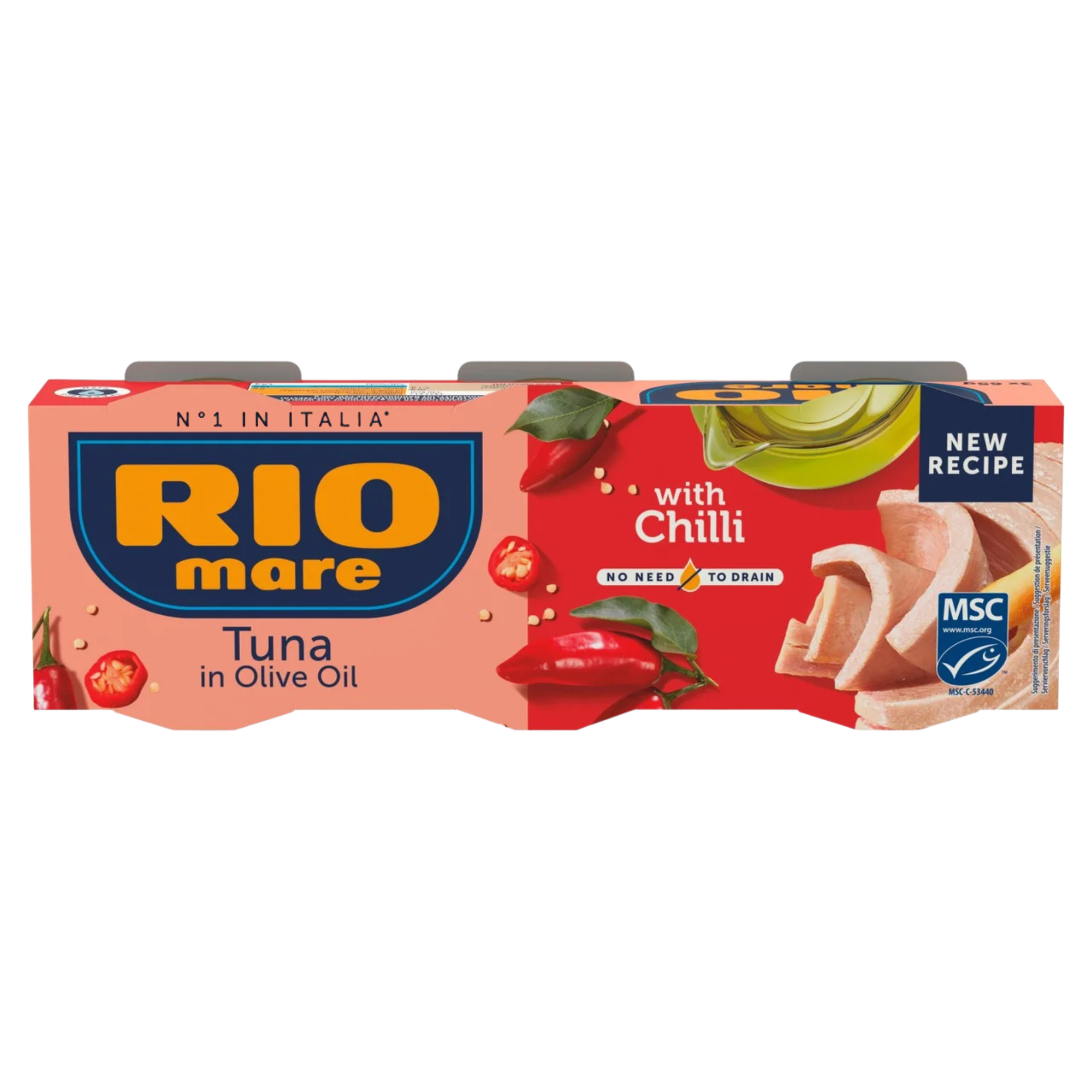 Rio Mare Tuna with chilli in olive oil | Tuna sa čilijem u maslinovom ulju 3x65g - Magaza Online
