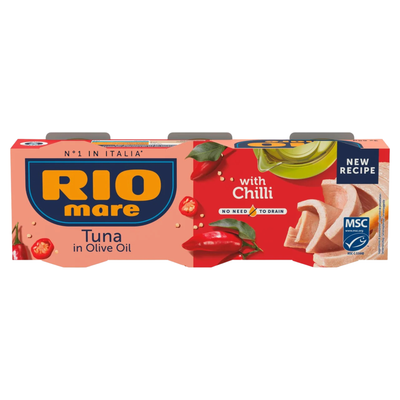 Rio Mare Tuna with chilli in olive oil | Tuna sa čilijem u maslinovom ulju 3x65g - Magaza Online