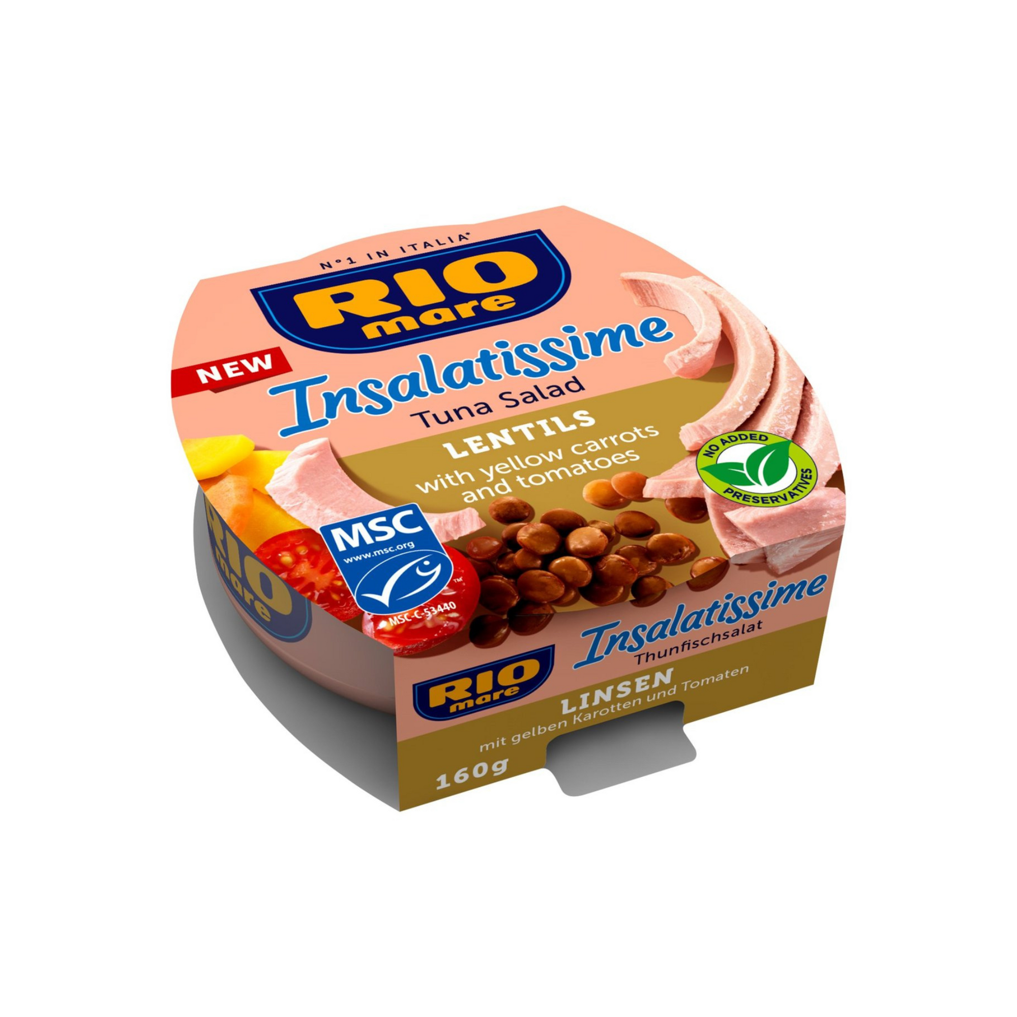 Rio Mare Insalatissime Tuna and lentils salad | Tuna salata sa lećom 160g - Magaza Online