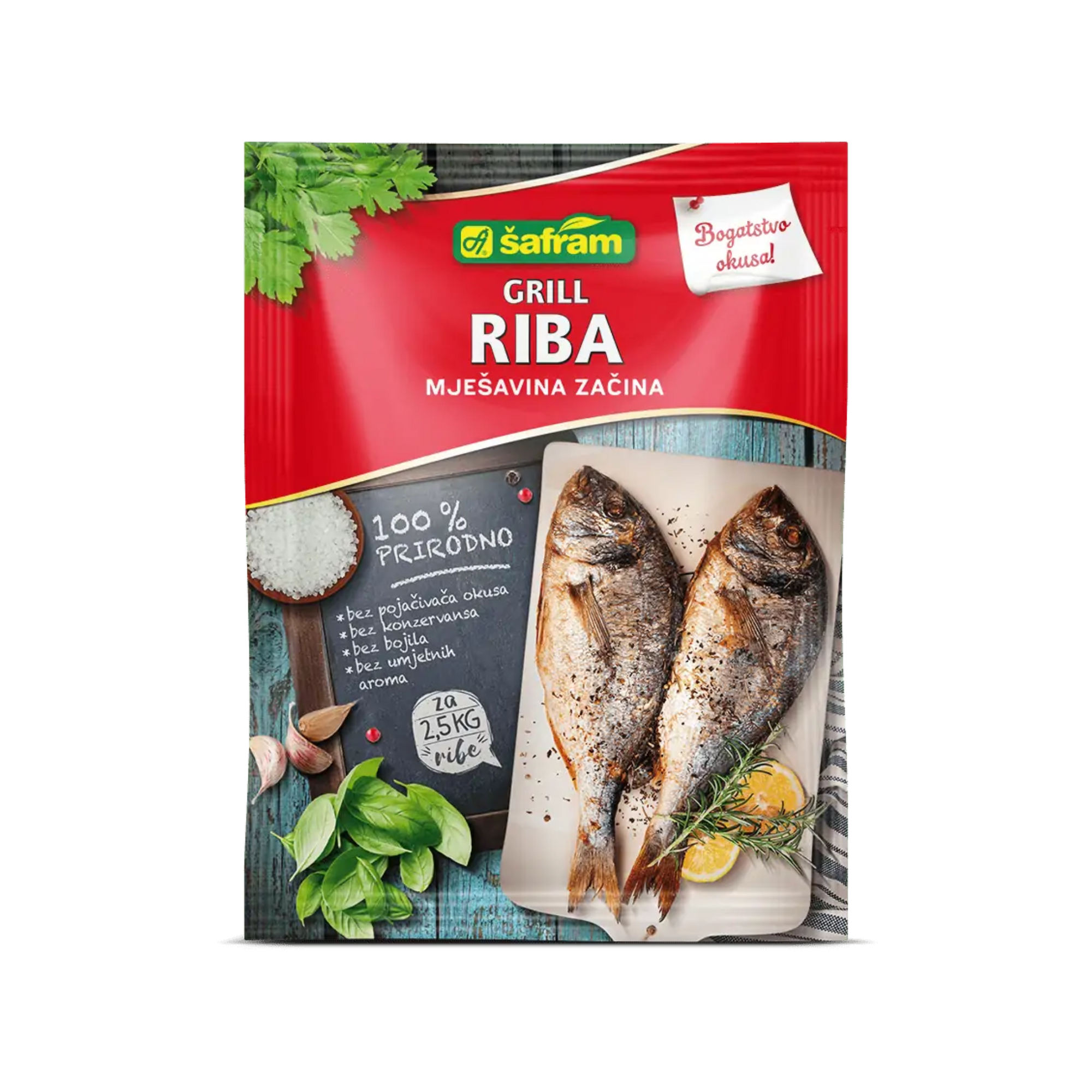 Šafram Grill Fish spice mix | Grill Riba mješavina začina 60g - Magaza Online