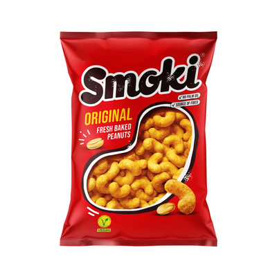 Štark Smoki puffed snack with peanuts | Smoki flips sa kikirikijem 20x50g - Magaza Online