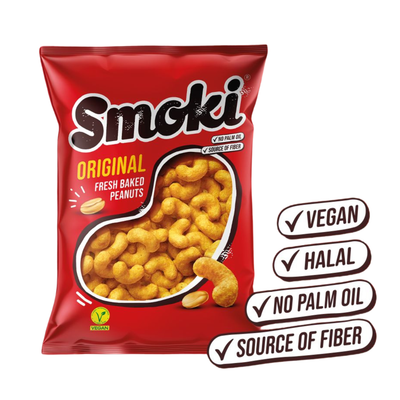 Štark Smoki puffed snack with peanuts | Smoki flips sa kikirikijem 20x50g - Magaza Online