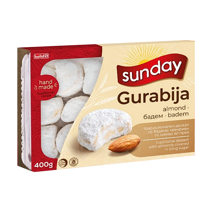 Sunday Gurabija with almonds | Gurabija s bademom 400g - Magaza Online