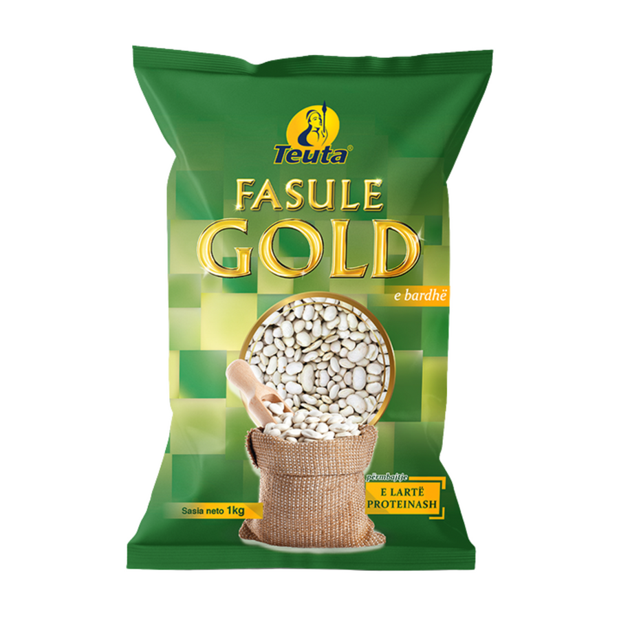Teuta Gold White beans | Beli pasulj 1kg - Magaza Online