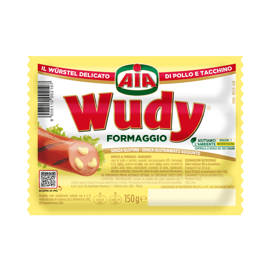 Wudy Hot dogs with cheese | Hrenovke sa sirom 150g