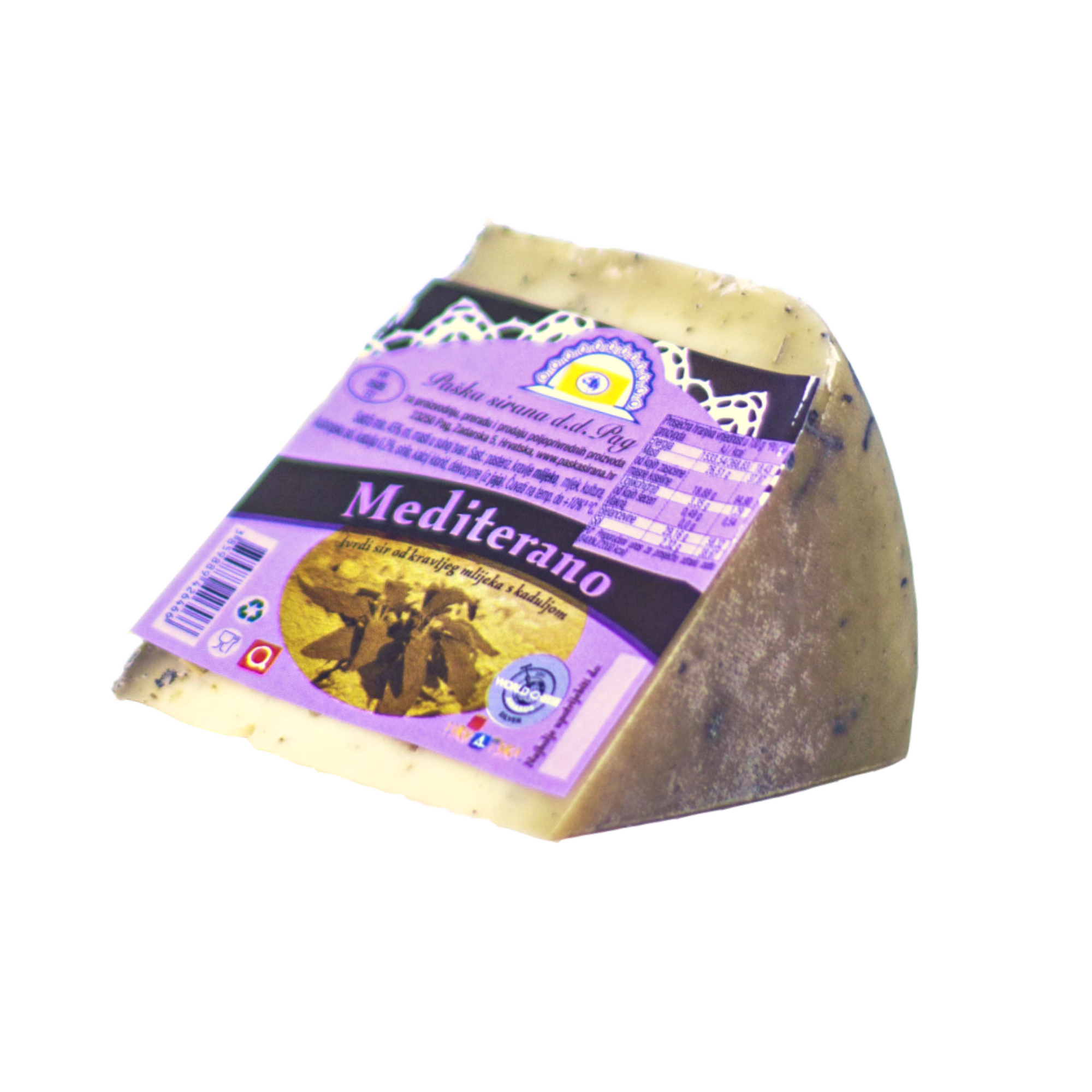 Paška sirana Mediterano cheese | Mediterano sir avg. 320g - Magaza Online
