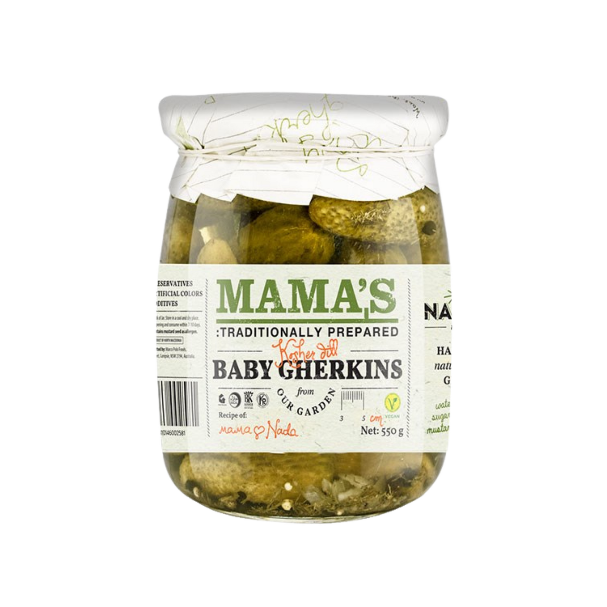 Mama’s Baby dill gherkins | Delikatesni kornišoni 550g