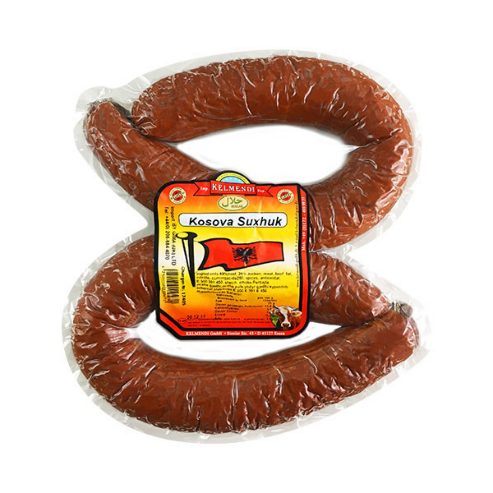 Kelmendi Fresh sudzuk salami Halal | Sveži sudžuk Halal 900g