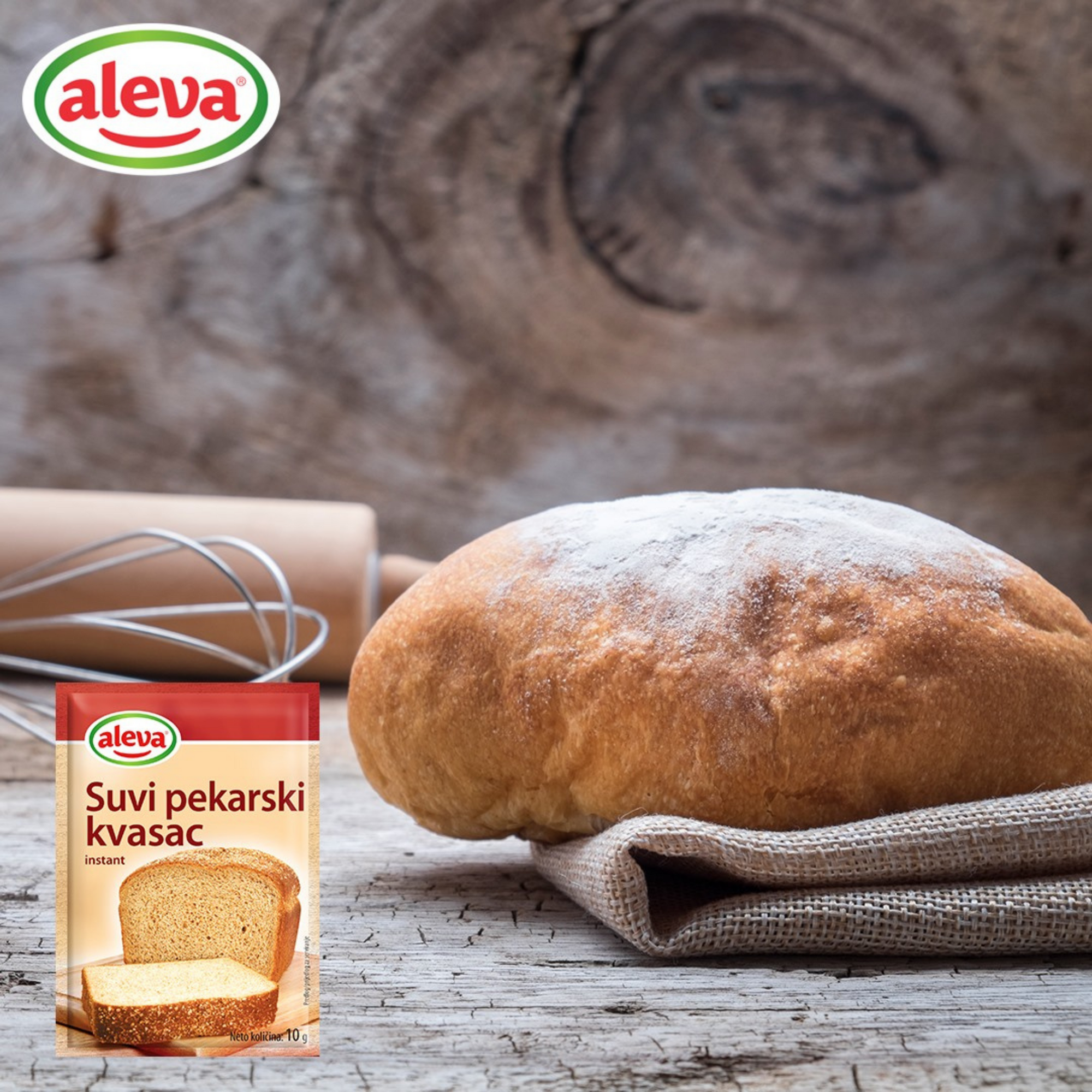 Aleva Dry instant baker's yeast | Suvi pekarski instant kvasac 10g - Magaza Online