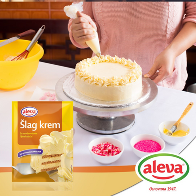 Aleva Vanillin whipped cream | Šlag krem vanilin 65g