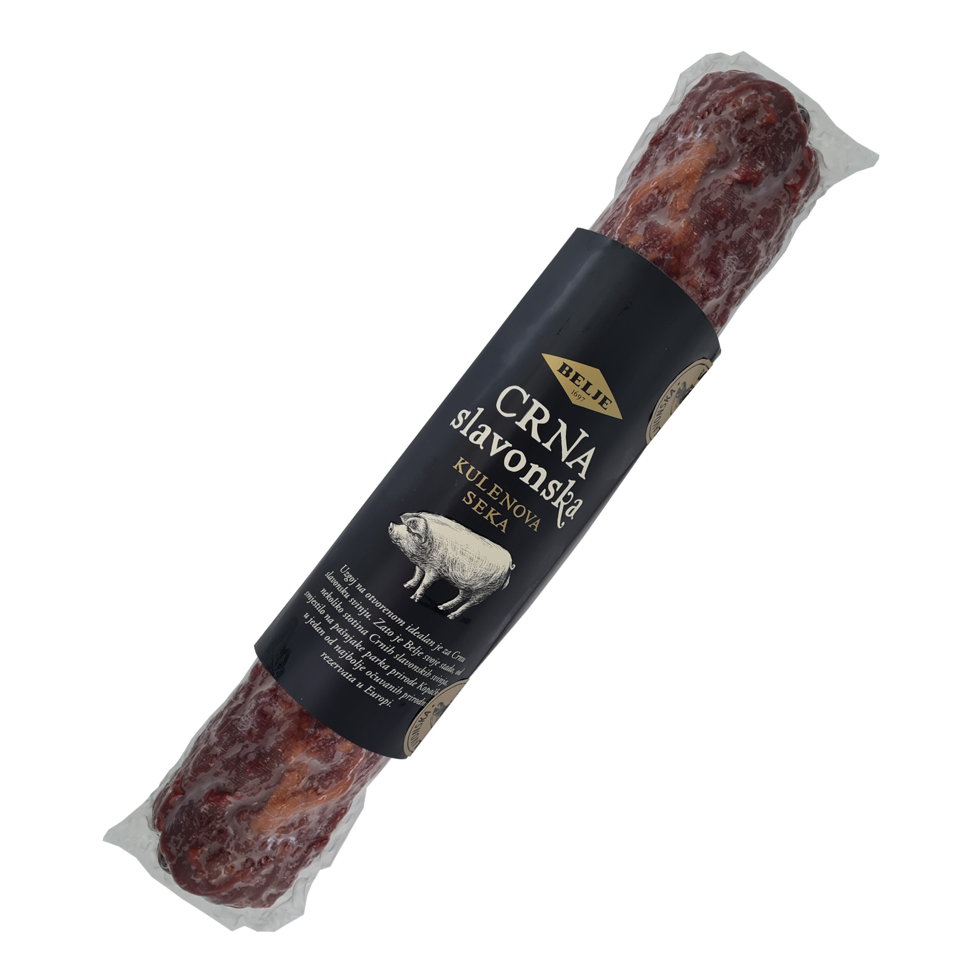 Belje Black Slavonian kulen style salami | Crna slavonska kulenova seka kg - Magaza Online