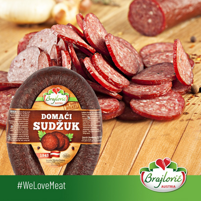Brajlović Homemade sudzuk salami | Domaći sudžuk Halal 300g